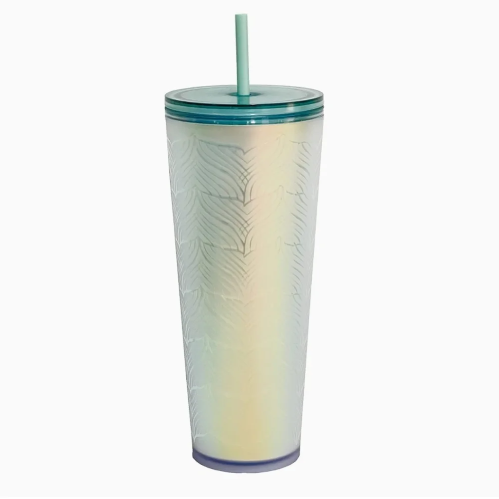 2021 Starbucks (retired) Iridescent Siren Tail Tumbler 50th Anniversary Mermaid